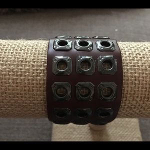 Leather Wrap Brown Bracelet